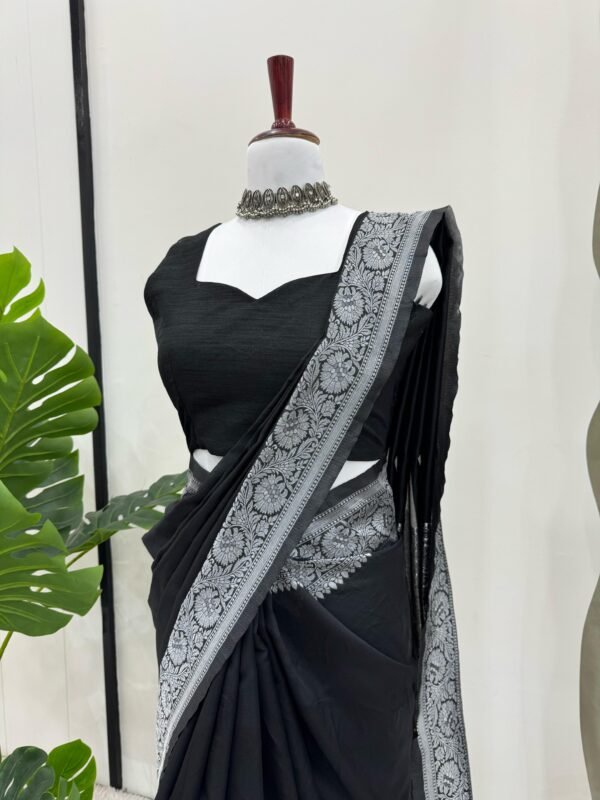 Kota Silk Saree with jacquard weaving and Mono Bangalore Silk blouse